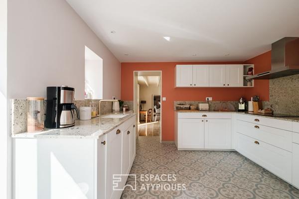 Longère rénovée et son parc verdoyant