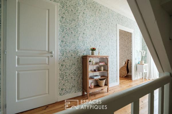 Longère rénovée et son parc verdoyant