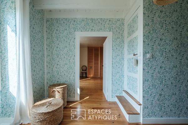 Longère rénovée et son parc verdoyant