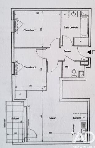 Appartement à vendre 3 pièces 58 m² Créteil