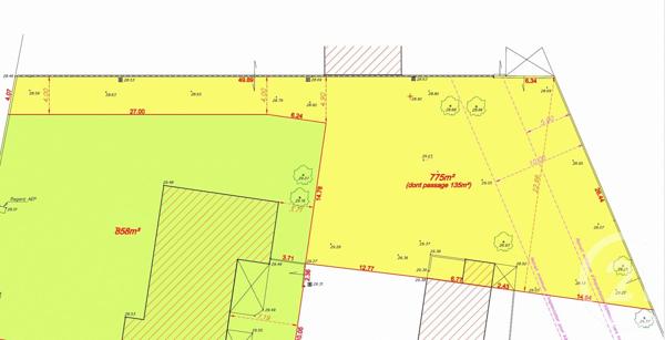 Terrain à vendre  775 m2 CHATEAU D OLONNE - 85