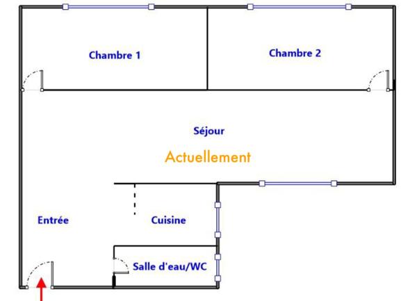 Appartement 3 pièces – Fort potentiel – Marcadet-Poissonniers / Marx Dormoy
