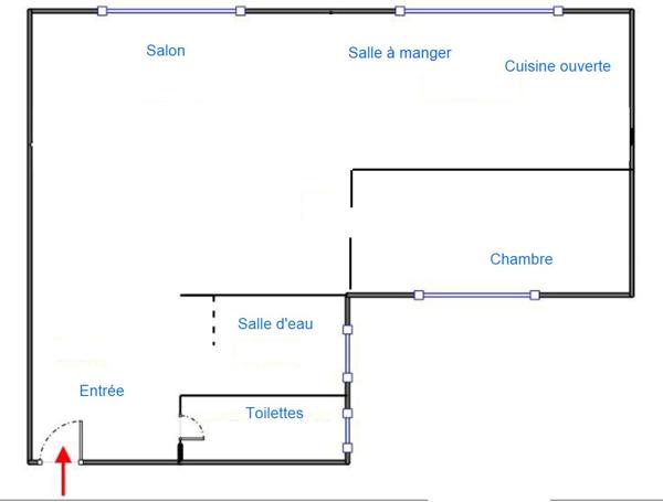 Appartement 3 pièces – Fort potentiel – Marcadet-Poissonniers / Marx Dormoy