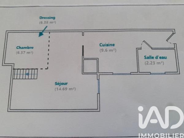 Appartement à vendre 1 pièce 32 m² Lyon 2