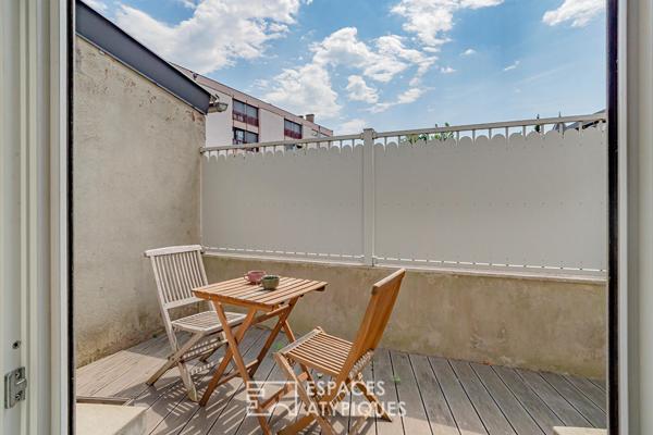 Appartement alsacien avec terrasse au coeur de Strasbourg