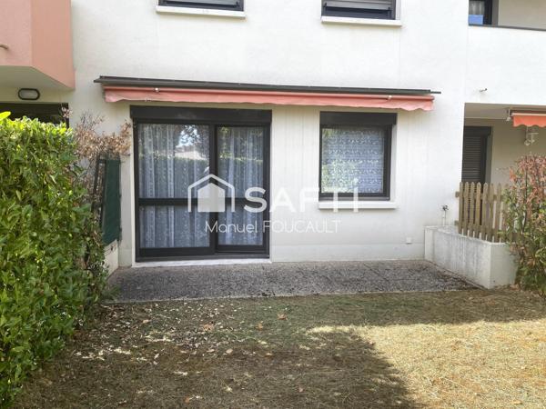 DIJON  Canal - Studio de 30 m2 - Terrasse de 8 m2 et jardin de plus de 20 m2