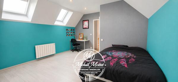 Maison familiale de 132 m² au calme avec 4 chambres et grand terrain à Bourneville-Sainte-Croix (27500)