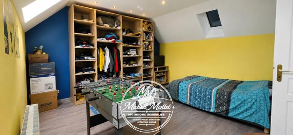 Maison familiale de 132 m² au calme avec 4 chambres et grand terrain à Bourneville-Sainte-Croix (27500)