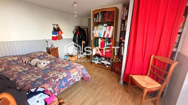 Maison 3 chambres, 1 bureau indépendant, cour, jardin