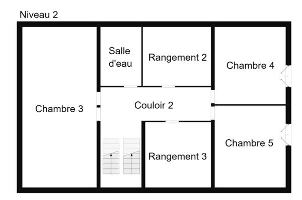Belle maison de maçon de 220 m2, 4 ch sur 3 ha de terrain plat avec accès rivière