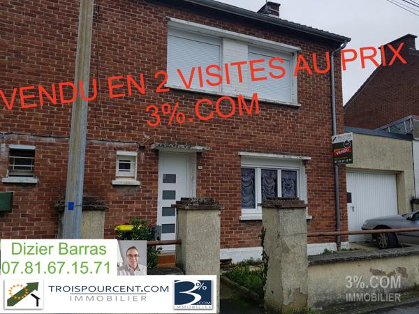 MAISON SEMI INDIVIDUELLE 90M2 3 CHAMBRES  Pont-à-Vendin (62880)