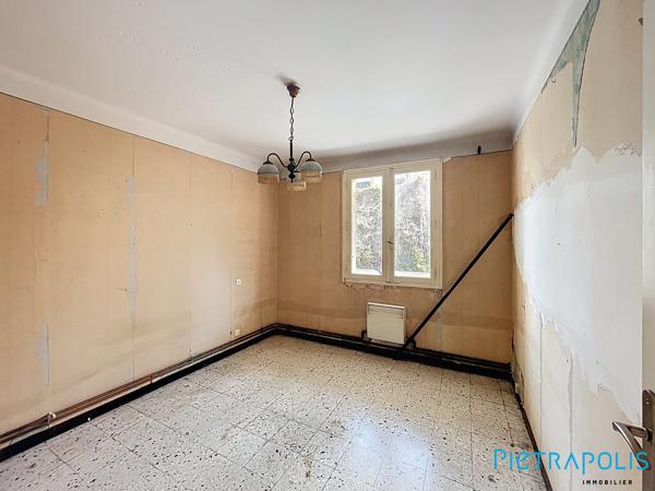 SÈTE : Quartier La Perrière : Appartement T3 65,28m² loi carrez, terrasse, balcon.