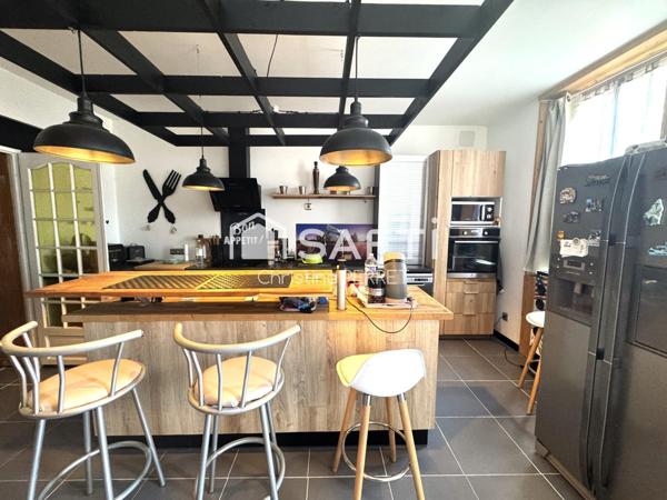 Maison T5 avec jardin et garage , Terrain 1780 m2