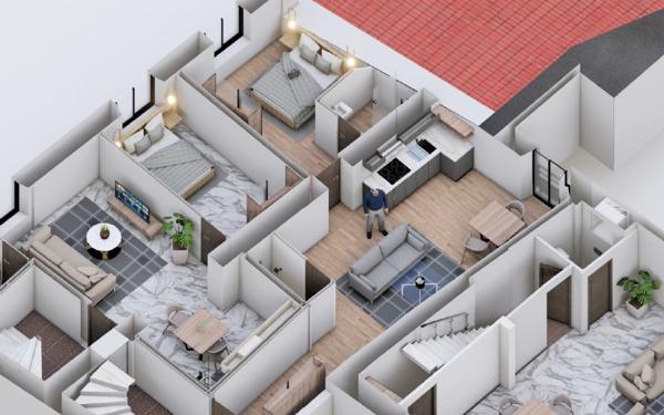 Appartement Laval 2 pièce(s) 46 m2