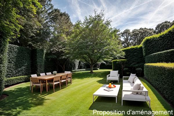 Maison inviduelle et jardin sans vis-à-vis