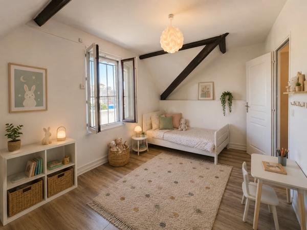 DUPLEX FAMILIAL de 119 m² avec CAVE et beau POTENTIEL - proximité COMMERCES et TRANSPORTS - 4 pièces SAINT LEU D'ESSERENT (60)