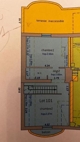 DUPLEX FAMILIAL de 119 m² avec CAVE et beau POTENTIEL - proximité COMMERCES et TRANSPORTS - 4 pièces SAINT LEU D'ESSERENT (60)