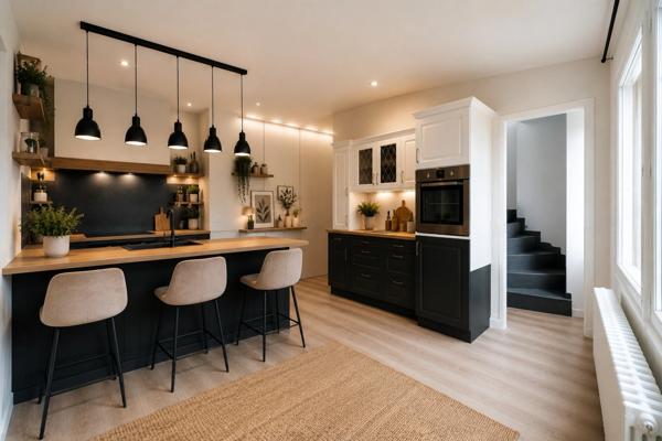 DUPLEX FAMILIAL de 119 m² avec CAVE et beau POTENTIEL - proximité COMMERCES et TRANSPORTS - 4 pièces SAINT LEU D'ESSERENT (60)