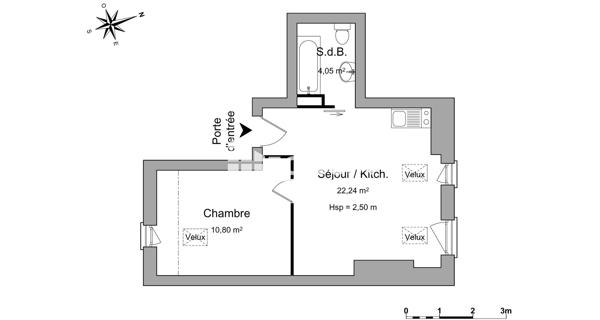 Location Appartement 2 pièces 37.09 m² - Nancy 54000