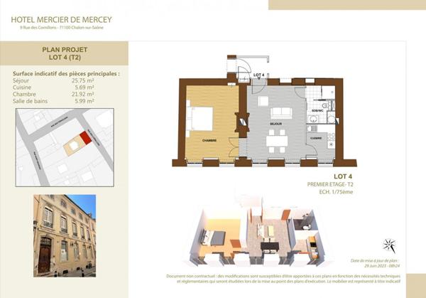 T2  1er étage lot 4