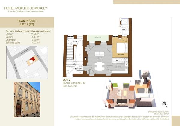 T2  1er étage lot 4