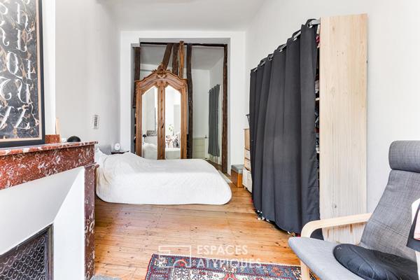 Appartement de caractère, avec jardin terrasse et parking privatifs