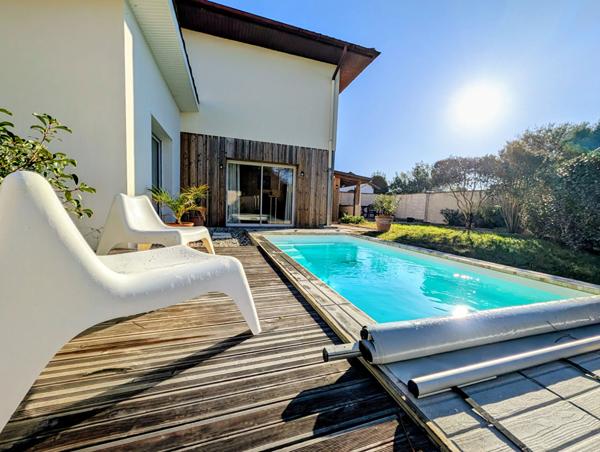Unique sur Angresse : Appartement 95 m² rénové avec jardin et piscine