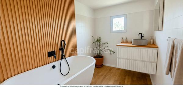 DPT LANDES (40) - A vendre à SAINT-SEVER, Maison de ville T4 84 m² et 196 m² de terrain