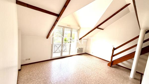 Duplex, 2P., 42 m2, balcon, cave et place de parking