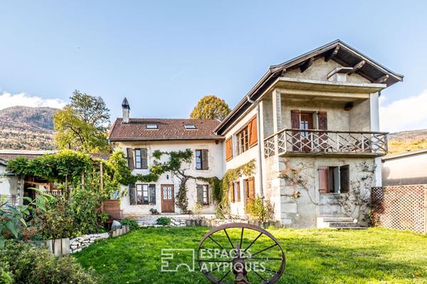 Maison de caractère avec dépendance vue lac et Mont-Blanc