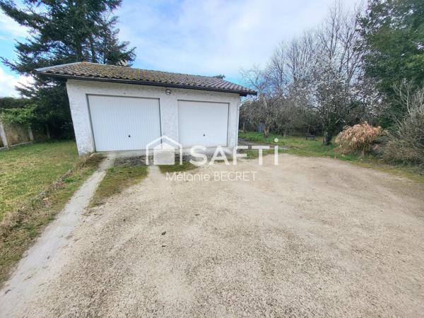 Maison Landaise trois chambres avec un grand jardin de 1500 m²