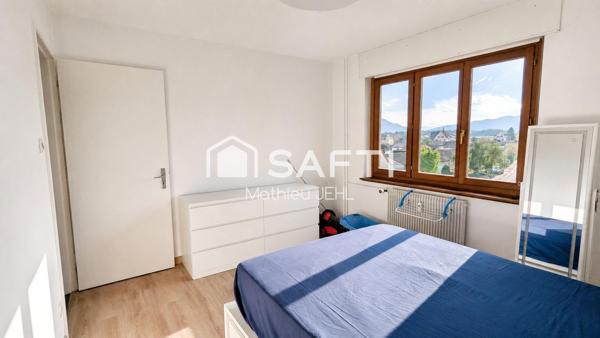 4/5 pièces de 86 m² - 2 balcons et superbe vue montagnes