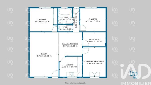 Maison à vendre 4 pièces 89 m² Cavignac