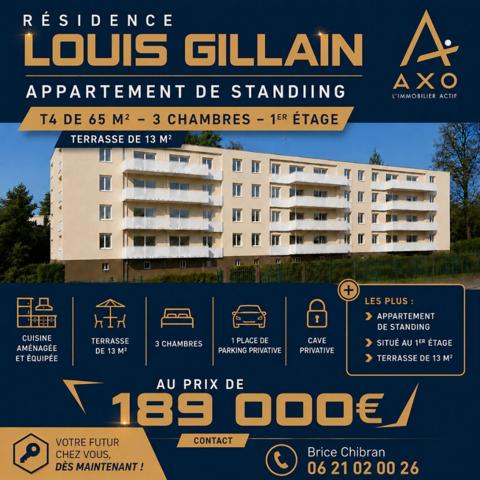 Appartement de standing de 66 m²