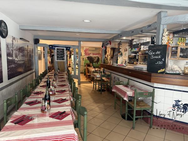 Restaurant réputé avec Licence IV – Emplacement n°1 au cœur de Bazas-PROPRIÉTAIRE OUVERT À LA NÉGOCIATION