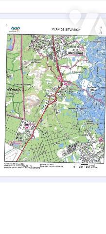 Terrain  de 904 m2 destiné à la construction d'une habitation.