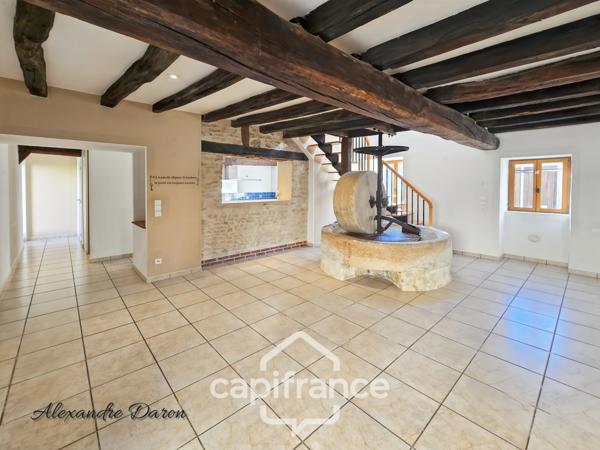 Dpt nièvre (58),Chaulgnes, Maison longère à vendre 5 pièces, 138 m², terrain 453m²