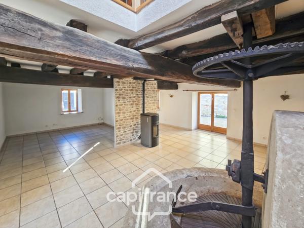 Dpt nièvre (58),Chaulgnes, Maison longère à vendre 5 pièces, 138 m², terrain 453m²