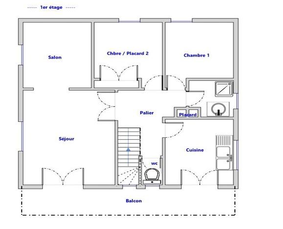 Millau (12100) Maison familiale au fond d'une impasse