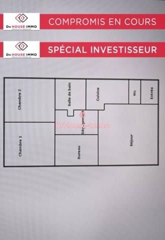 Appartement à vendre 3 pièces de 61 m²