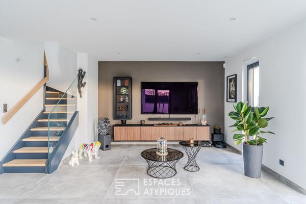 Duplex contemporain avec vue