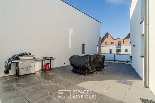 Duplex contemporain avec vue