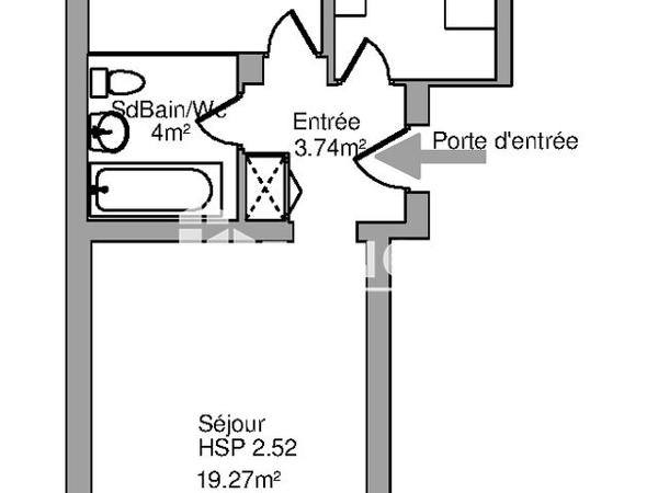 Location Appartement 2 pièces 43.3 m² - 34 QUAI DE LA MADELEINE Orleans 45000