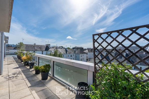 Appartement en roof-top avec terrasse à Saint-Nazaire
