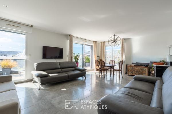 Appartement en roof-top avec terrasse à Saint-Nazaire