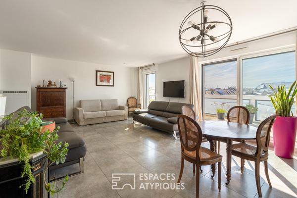 Appartement en roof-top avec terrasse à Saint-Nazaire