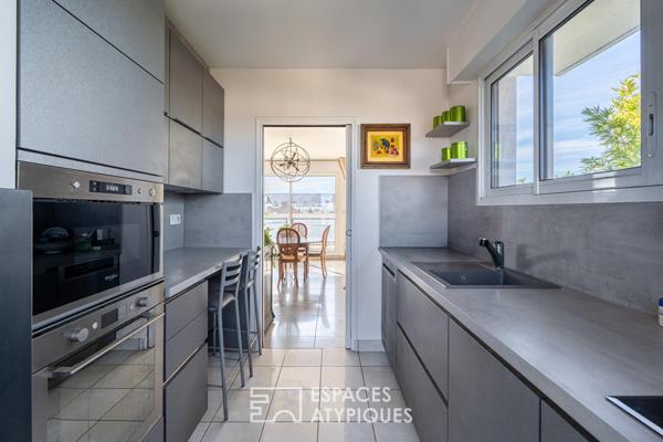Appartement en roof-top avec terrasse à Saint-Nazaire