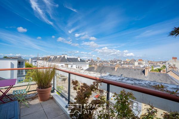 Appartement en roof-top avec terrasse à Saint-Nazaire