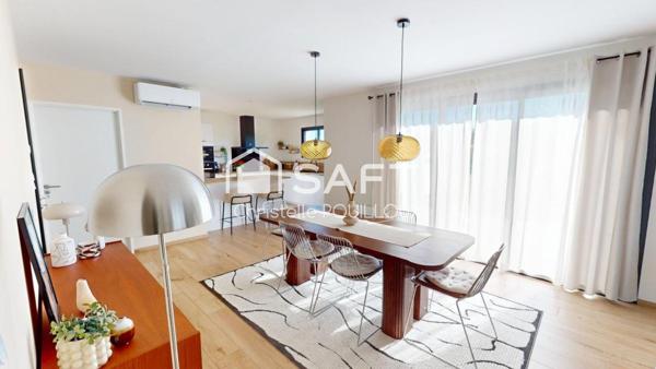 Maison contemporaine de plain-pied – 3 chambres et garage