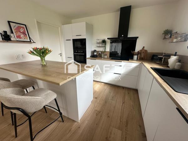 Maison contemporaine de plain-pied – 3 chambres et garage